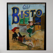Bisto vintage poster (Voorkant)