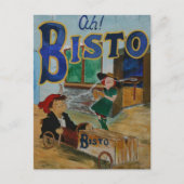 Bisto vintage poster briefkaart (Voorkant)