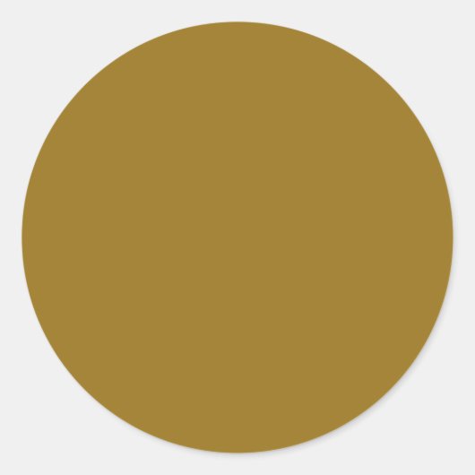 Bistre Brown (vaste kleur) Ronde Sticker (Voorkant)