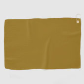 Bistre Bruin (effen kleur) Golfhanddoek (Horizontaal)