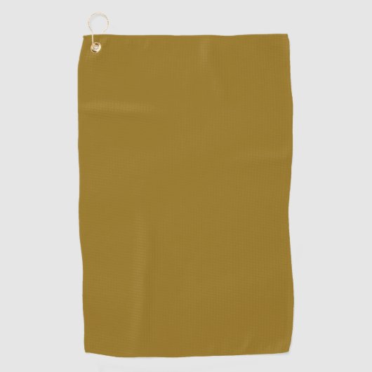 Bistre Bruin (effen kleur) Golfhanddoek (Voorkant)