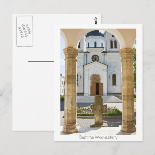 Bistrita-klooster Briefkaart (Voorkant / Achterkant)