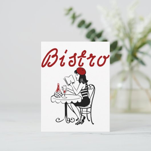 Bistro Briefkaart (Staand voorkant)