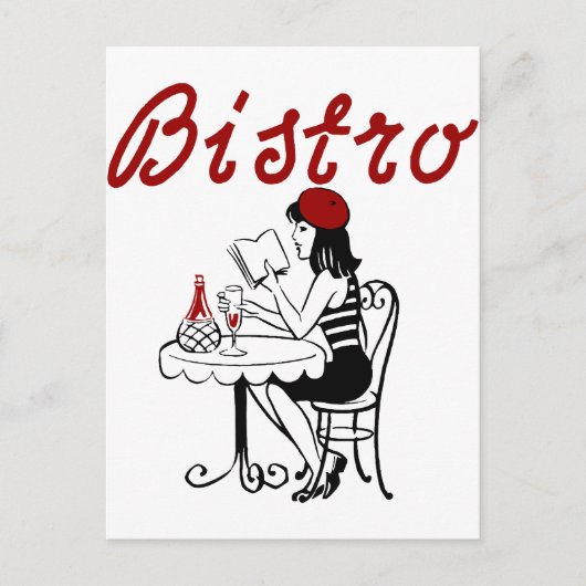 Bistro Briefkaart (Voorkant)