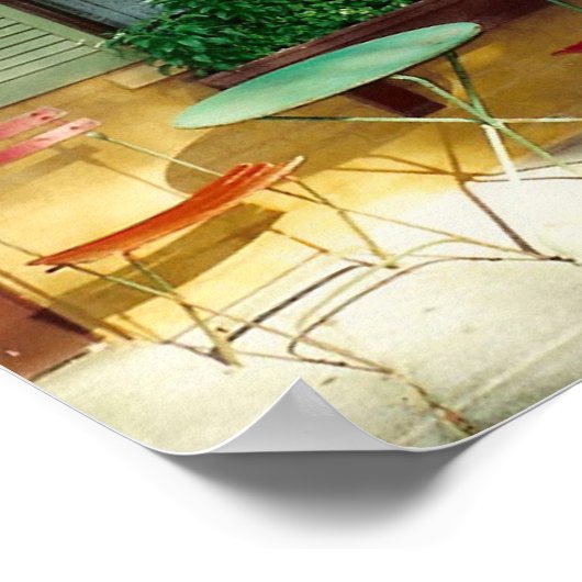 Bistro - Canvas Print (Hoek)