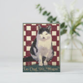 bistro Cat Briefkaart (Staand voorkant)