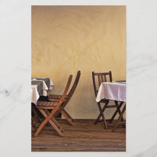 Bistro in Frankrijk Briefpapier (Voorkant)