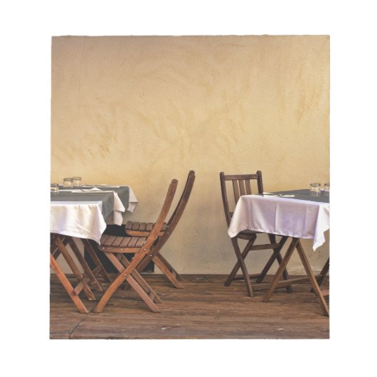 Bistro in Frankrijk Notitieblok (Voorkant)