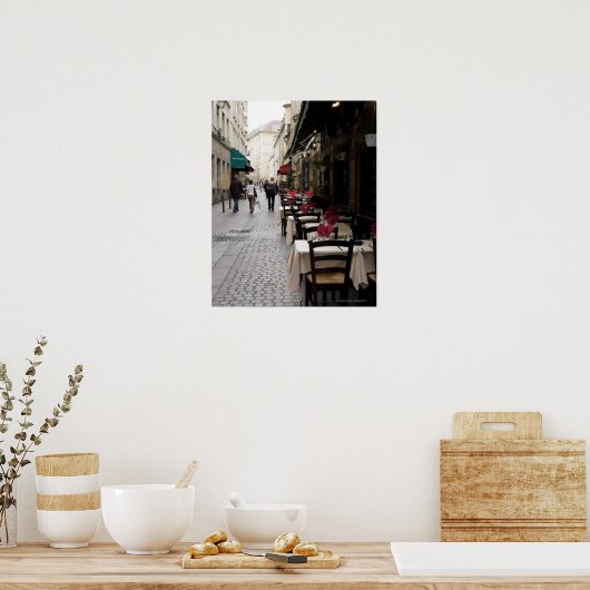 Bistro in Parijs 2 Poster (Keuken)