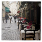 Bistro in Parijs 2 Tegeltje (Voorkant)