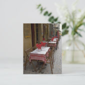 Bistro in Parijs Briefkaart (Staand voorkant)