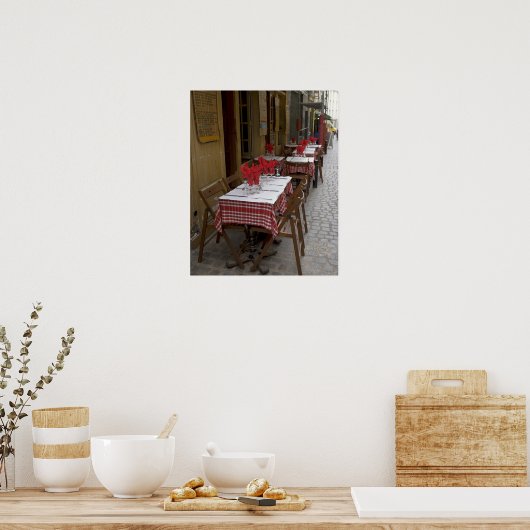 Bistro in Parijs Poster (Keuken)