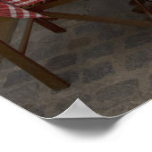 Bistro in Parijs Poster (Hoek)