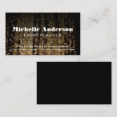 Bistro Lights Hanging | Evenementen Visitekaartje (Voorkant / Achterkant)