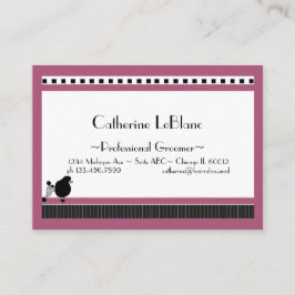 Bistro Podle in Black White en Pink Visitekaartje