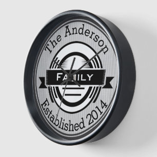 Bistro Style Aesthesie Familienaam Retro Logo