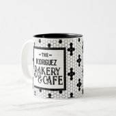 Bistro Tegel - Aangepast kind Tweekleurige Koffiemok (Voorkant links)