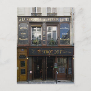 Bistrot Dui ~ Wine Bar ~ Restaurant ~ Parijs Frank Briefkaart