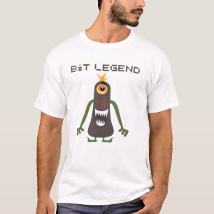 Bit Legend Pixel Monster Grappige Retro Gaming T-shirt