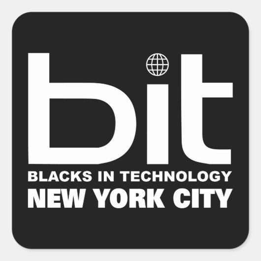BIT NYC-laptop Sticker (Voorkant)