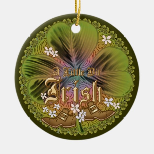 Bit O Irish Keramisch Ornament (Voorkant)