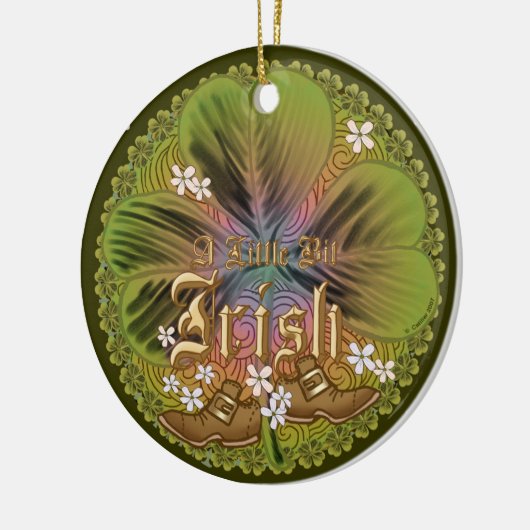 Bit O Irish Keramisch Ornament (Links)
