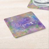 Bitachon Artsy-Onderzetter Kartonnen Onderzetters (Schuin)