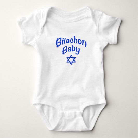 Bitachon Baby Blue Romper (Voorkant)