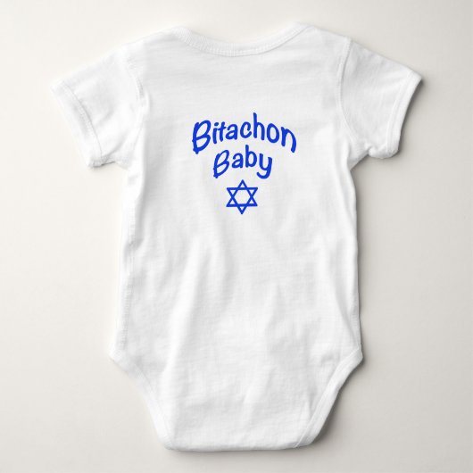 Bitachon Baby Blue Romper (Achterkant)