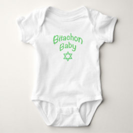 Bitachon Baby Green Bodysuit