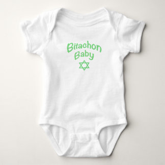 Bitachon Baby Green Bodysuit