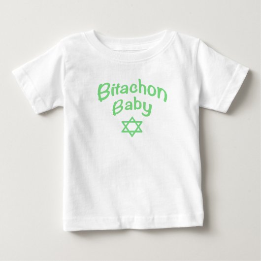 Bitachon Baby Groen T-shirt (Voorkant)