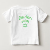 Bitachon Baby Groen T-shirt (Achterkant)