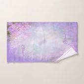 Bitachon Purple Flowers Handdoek (Handdoek)