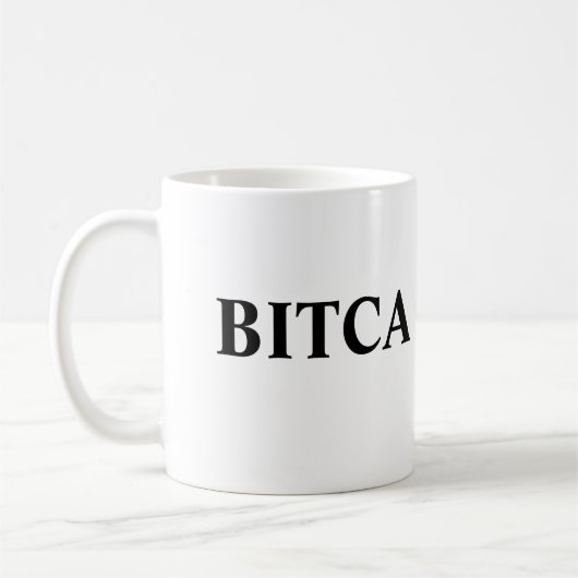 Bitca - dubbelzijdig koffiemok (Links)