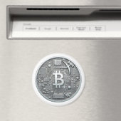 BitCap BitCoin Zilveren magneet (Insitu (Vaatwasser))