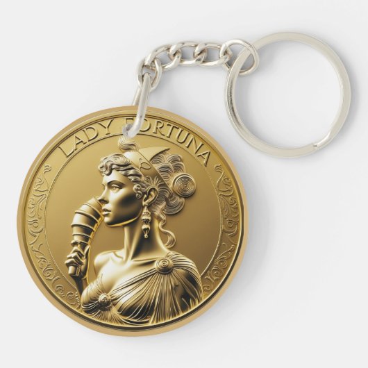 BitCap Dogecoin Inspiratie Sleutelhanger (Achterkant)