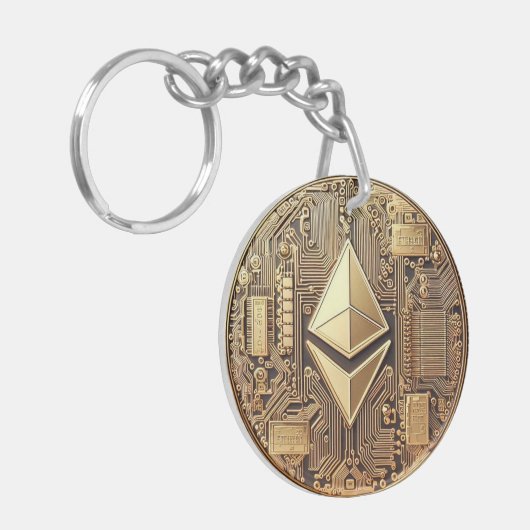 BitCap Ethereum-Sleutelhanger Sleutelhanger (Voorkant Links)