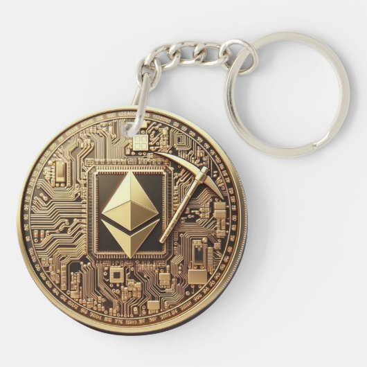 BitCap Ethereum-Sleutelhanger Sleutelhanger (Achterkant)