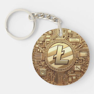 BitCap Lite Coin Symbool Sleutelhanger