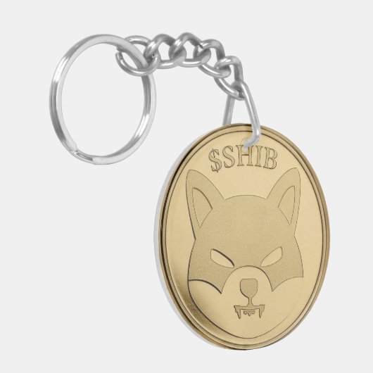 BitCap Shiba Inu-Sleutelhanger Sleutelhanger (Voorkant Links)