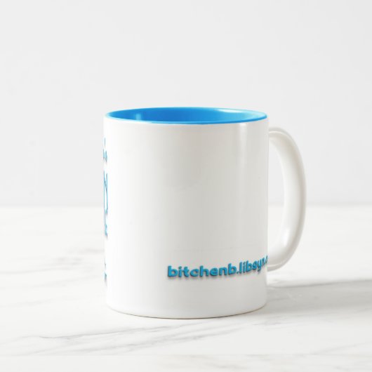 Bitchen Boutique Lefty Two-Tone Mok (Voorkant rechts)
