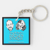 Bitchen Boutique Logo Sleutelhanger (Achterkant)