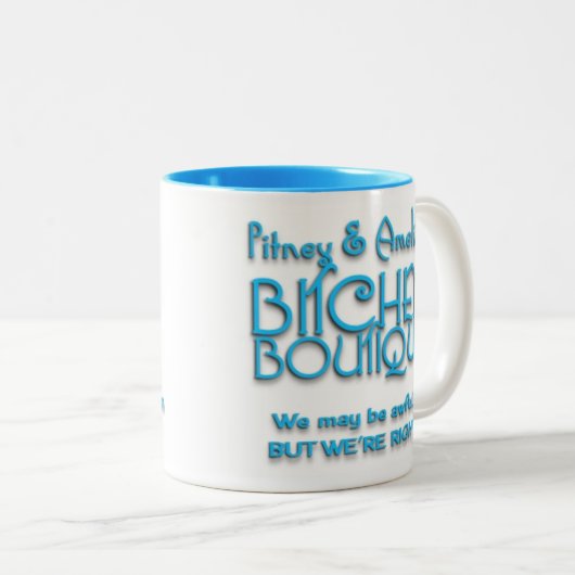 Bitchen Boutique Righty Two-Tone Mok (Voorkant rechts)