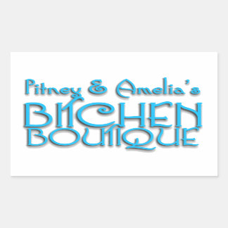 Bitchen Boutique Title Rectangle Stickers (4)