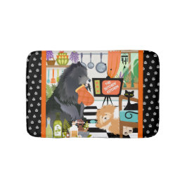 BITCHEN KITCHEN cute dog cooking chef floor mat