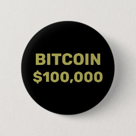 Bitcoin 100000 viering ronde button 5,7 cm