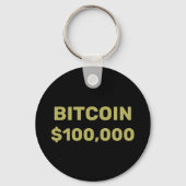 Bitcoin 100000 viering sleutelhanger (Voorkant)