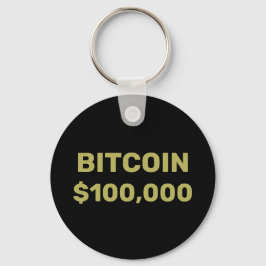 Bitcoin 100000 viering sleutelhanger