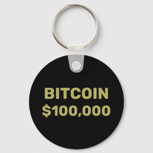 Bitcoin 100000 viering sleutelhanger